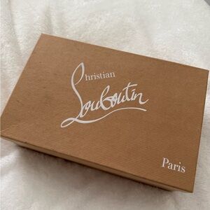 Christian Louboutin Tan Shoe Box